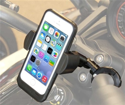 Motorcycle Handlebar Cell Phone Mount with Extension ...